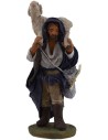 Shepherd with sheep on shoulders 12 cm