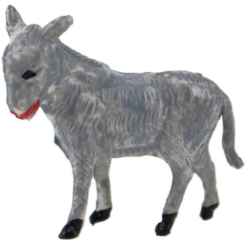 Asno para estatuas h. 3,5 cm - animales para belén