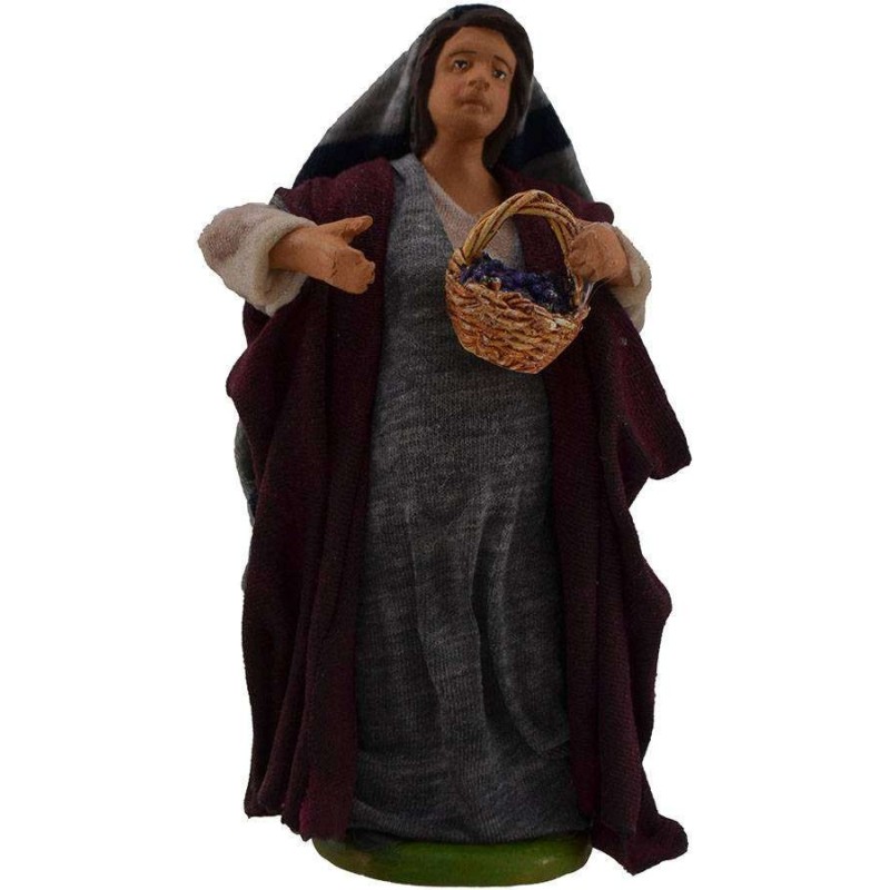 Pregnant woman with basket 12 cm