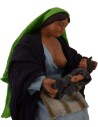 Woman nursing her baby 16 cm