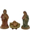 6 cm Nativity set 3 pcs in pvc lux