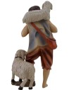 15 cm Boy with sheep resin