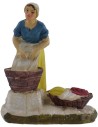 Laundress in resin 8 cm