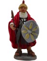 Soldier 10 cm with spear and shield