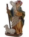 Shepherd with sheep on his shoulders 15 cm nativity scene