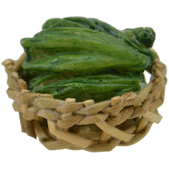 Wicker basket ø 2.5 cm with courgettes