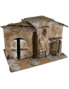 Rustic house for creche 20x14x13 cm h.