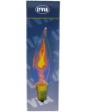 Fire effect flame lamp 3x11 cm E14