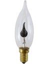 Fire effect flame lamp 3x11 cm E14