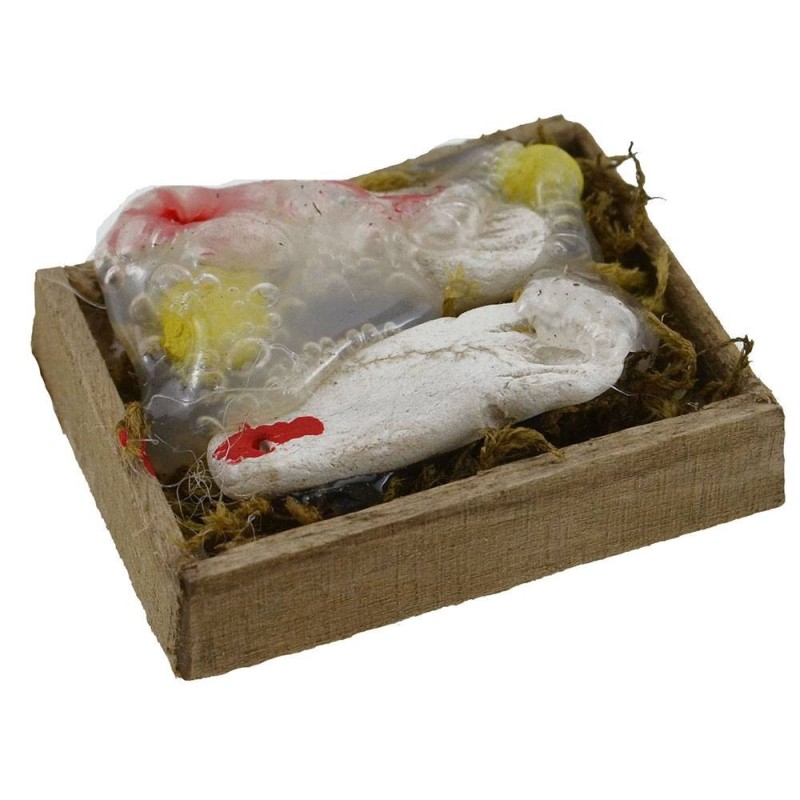 Caja de pescado cm 4x3x1 Mundo Pesebres