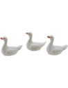 Set of 3 resin swans 2.2 cm