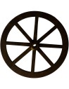 Wooden wheel available in sizes: