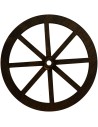 Wooden wheel available in sizes: