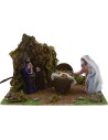 Nativity cm 8 in movement cm 20x18x12 h.