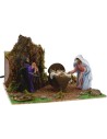 Nativity cm 8 in movement cm 20x18x12 h.