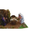 Nativity cm 8 in movement cm 20x18x12 h.