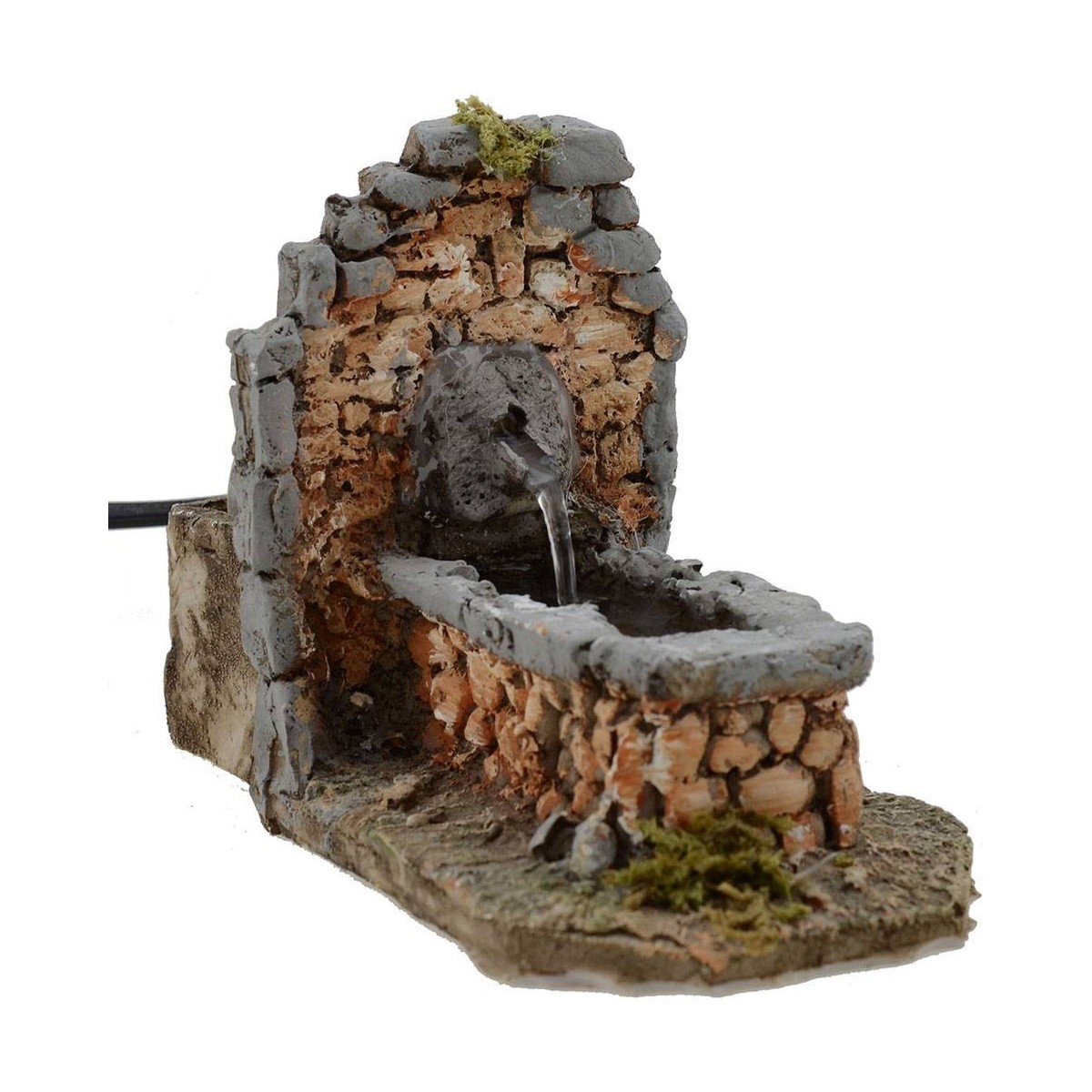 Fontana Per Il Presepe.Fountain For The Crib A Resin Functioning Cm