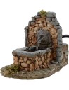 Fountain for nativity scene in working resin cm 16x8x11 h.