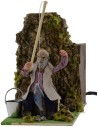 Fisherman 10 cm in movement for nativity scene