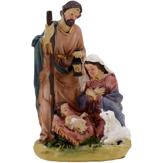 Natività in resina 11 cm Mondo Presepi