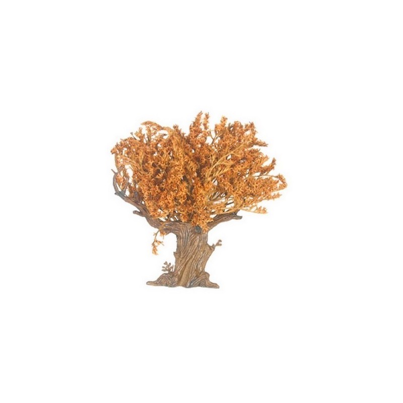 Árbol hojas marrones Oliver 18 cm Mundo Pesebres