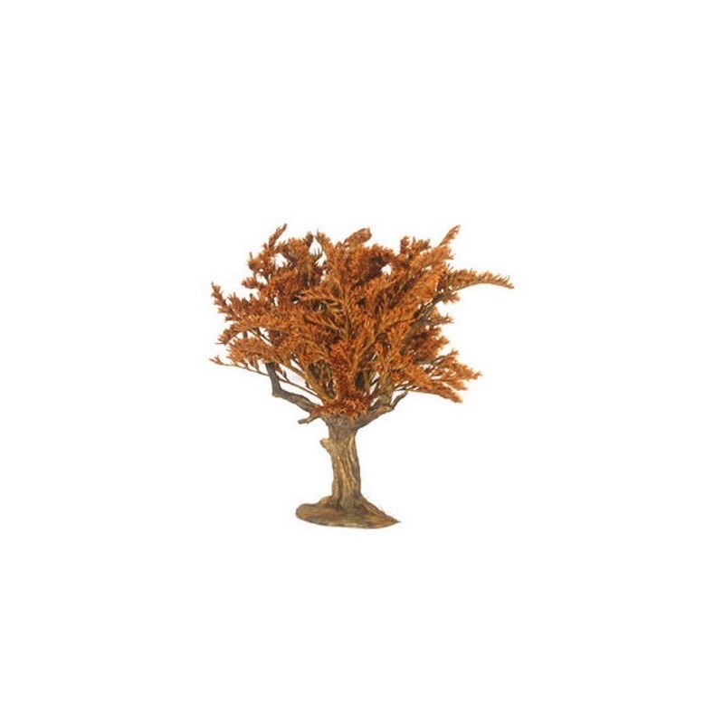 Árbol hojas marrones Oliver 14 cm Mundo Belenes