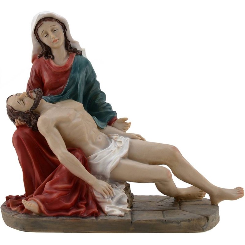 Piedad Madonna con Jesús muerto en sus brazos 20 cm