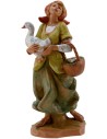Woman with goose 19 cm Fontanini
