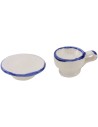 Set Cup and dish in porcelain