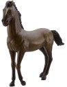 Brown horse at pass in resin for statues from 30 cm