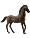 Brown horse at pass in resin for statues from 30 cm