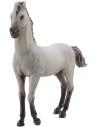 White horse at pass in resin for statues from 30 cm