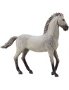 White horse at pass in resin for statues from 30 cm