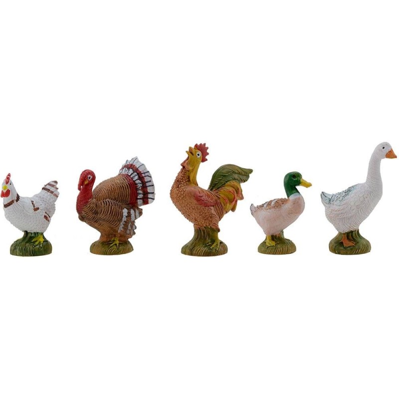 Conjunto de 5 animales de corral serie 19 cm Fontanini