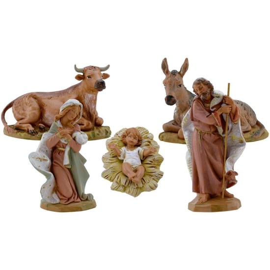 Set Natività 5 pezzi 19 cm Fontanini Mondo Presepi