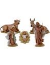 Set Natività 5 pezzi 19 cm Fontanini Mondo Presepi