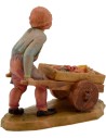 Child with series cart 12 cm Fontanini