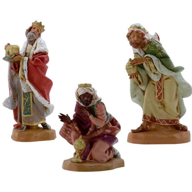 Conjunto de 3 Reyes Magos 19 cm Fontanini Mundo Pesebres