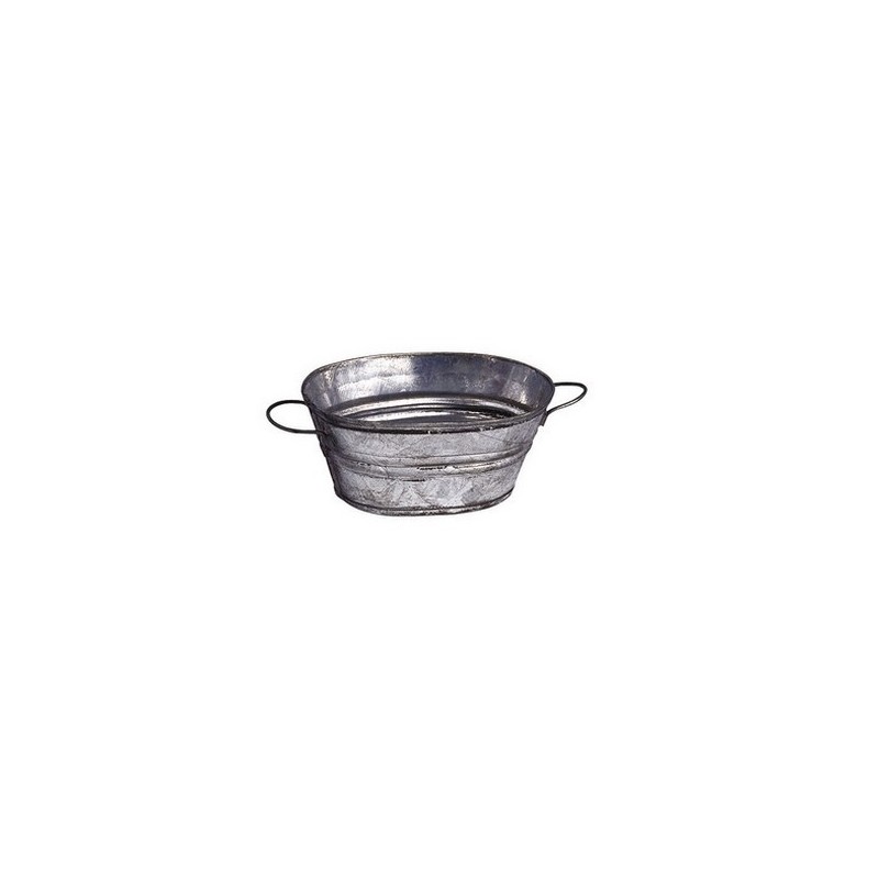 3.5 cm oval metal tub