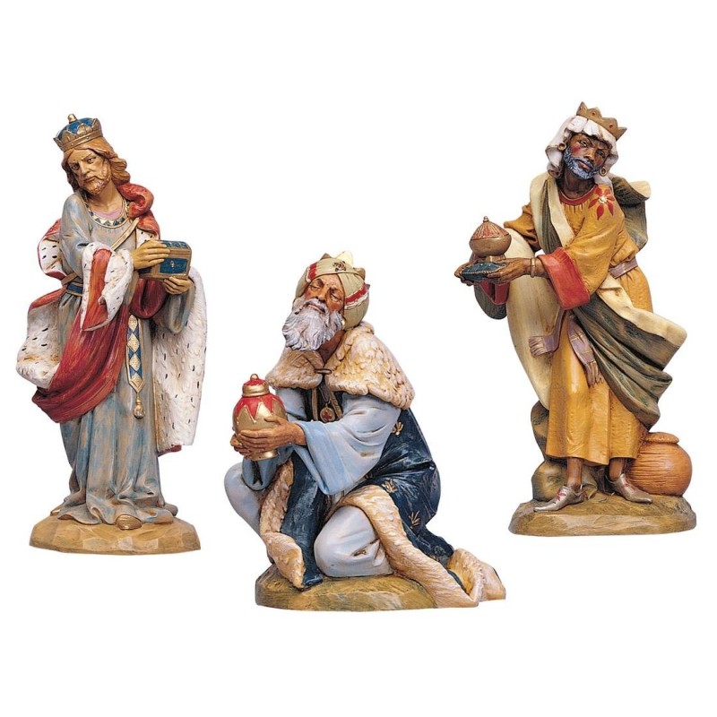 Conjunto de tres Reyes Magos serie 30 cm Fontanini Mundo Belenes