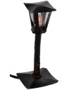 Lamppost from road h. 8 cm with light 220v. for presepe