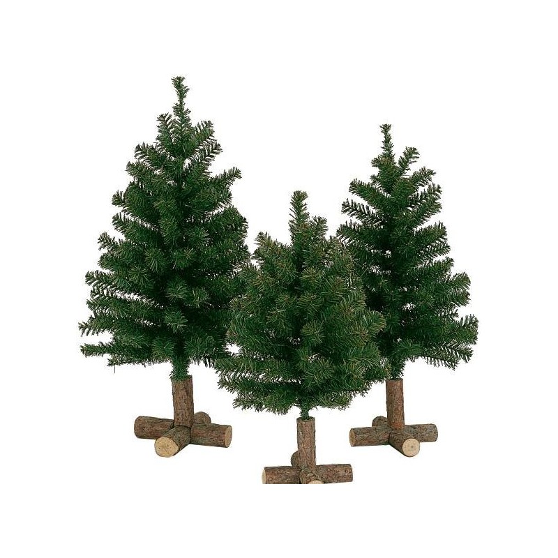 Christmas tree 60 cm with wooden base