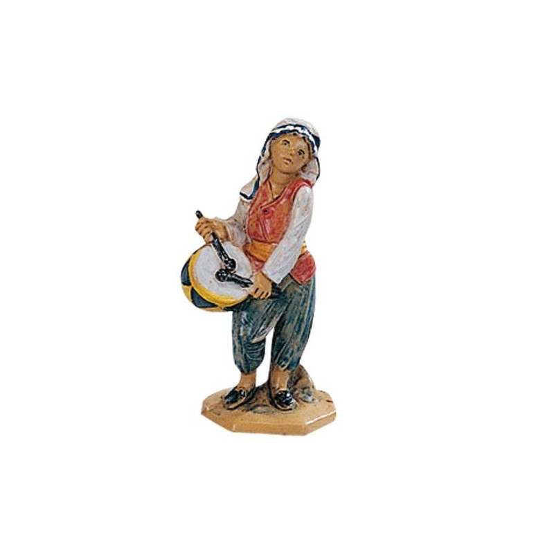 Young man playing the drum 6.5 cm Fontanini