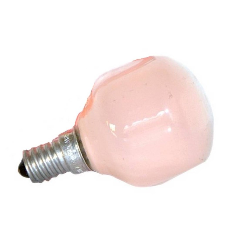 Bombilla rosa E14-25W 220V. Mondo Presepi