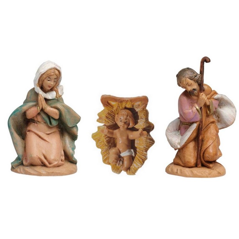 Natividad 3 figuras 6,5 cm Fontanini Mundo Pesebres