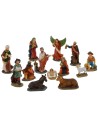 Set Natività 5 cm 13 soggetti per presepe Mondo Presepi