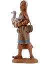 Woman with goose 12 cm Fontanini