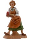 Woman with tray 12 cm Fontanini