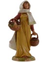 Oriental woman with baskets 12 cm Fontanini