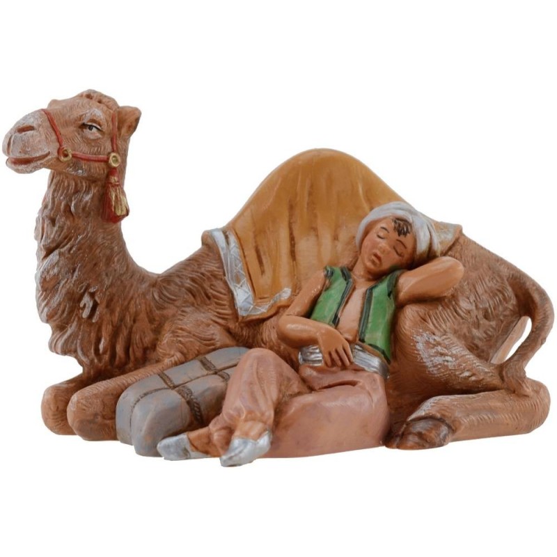 Dromedary with sleeping camel driver 12 cm Fontanini series